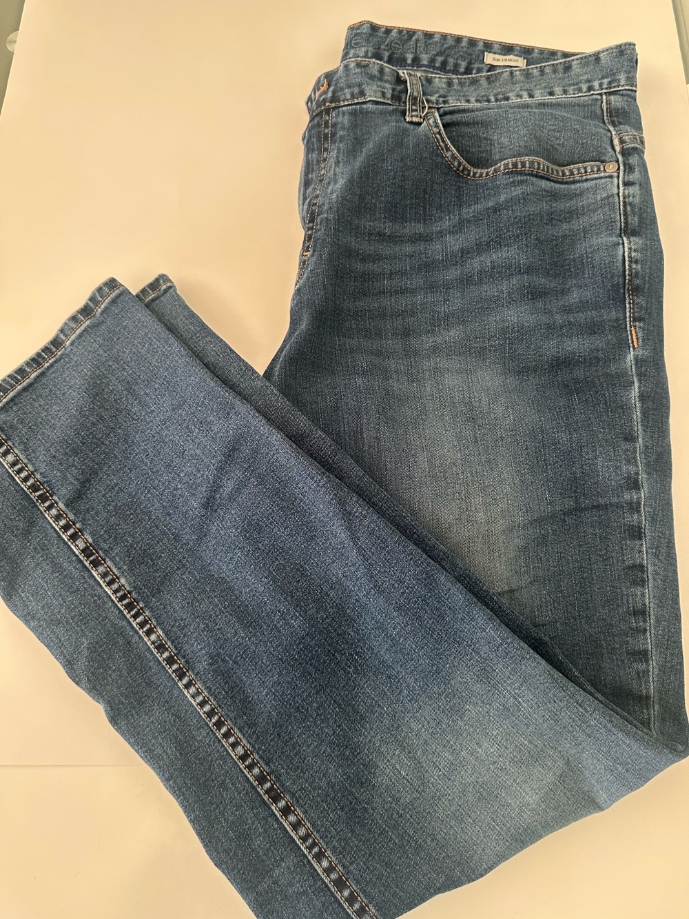 Calvin Klein Jeans Slim Straight Medium Blue Denim